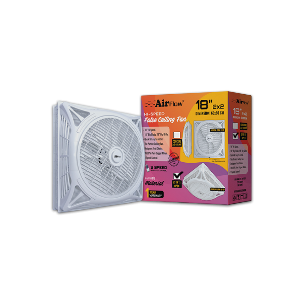 Airflow False Ceiling Fan 18 inch - Flaseceilingfans.com